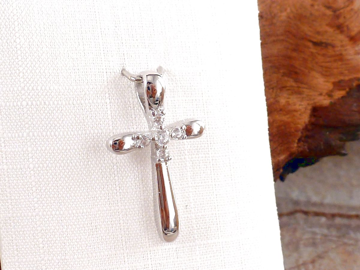 Anhänger 925 Sterling Silber Kreuz – Bild 2
