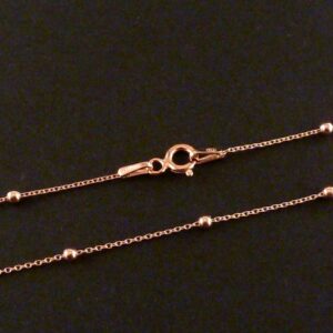 Kette Kugelkette 925 Silber Rosegold