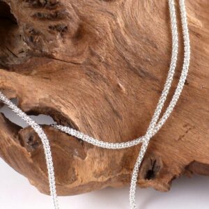 Kette 925 Sterling Silber Popcorn