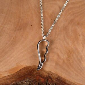 Kette mit Anhänger Flügel 925 Silber rhodiniert