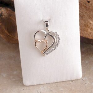 Anhänger aus 925 Sterling Silber Herz