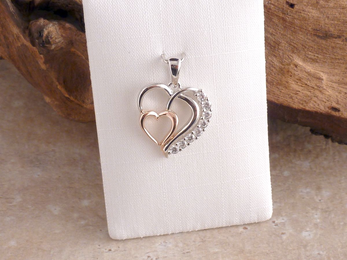 Anhänger aus 925 Sterling Silber Herz
