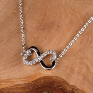Kette mit Anhänger 925 Silber rhodiniert