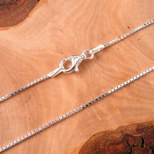Kette 925 Silber Venezianer Ø 1 mm 40 - 50 cm