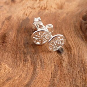 Ohrstecker 925 Silber Baum Lebensbaum