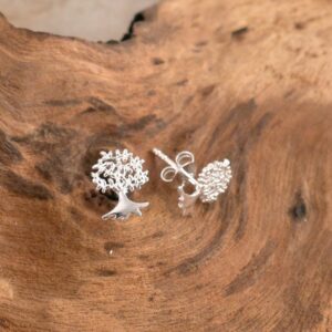 Ohrstecker 925 Silber Baum Lebensbaum
