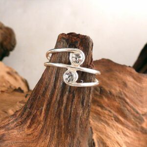 Ring 925 Silber mit Zirkonia