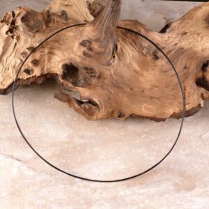 Halsreif Edelstahl Collier schwarz