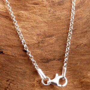 Kette 925 Sterling Silber Erbskette - 42 cm