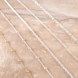 Fußkettchen Fußkette 925 Silber