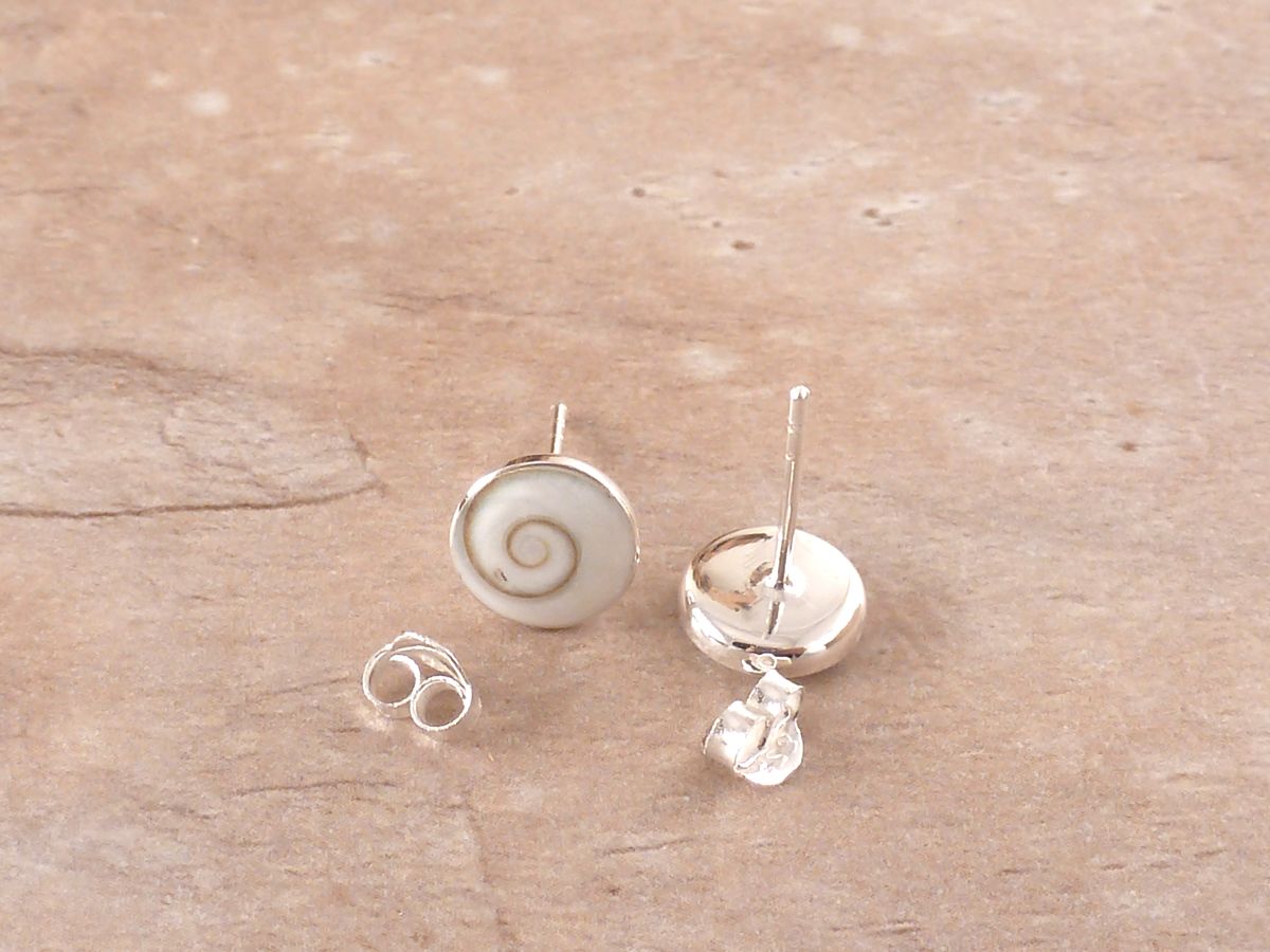 Ohrstecker 925 Silber Shiva Auge – Bild 5
