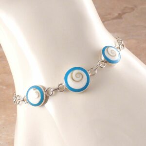 Armband 925 Silber Shiva Auge