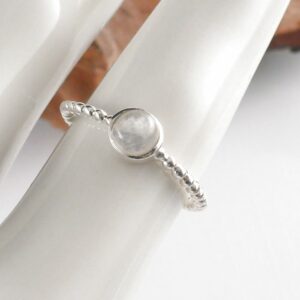 Ring 925 Silber Mondstein