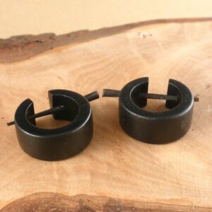 Creolen Ohrstecker Holz
