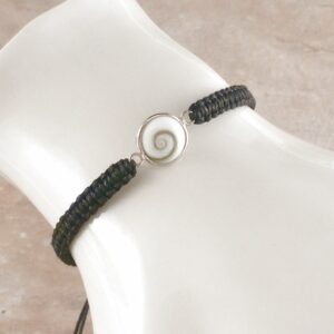 Armband geflochten mit Shiva Auge