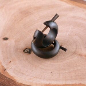 Creolen Holz Ohrringe