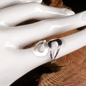 Ring 925 Silber gebürstet