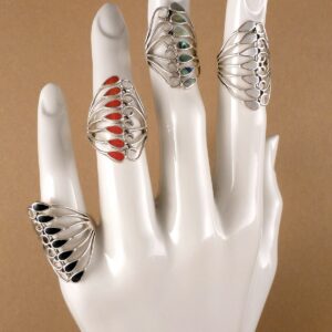 Ring 925 Silber Koralle
