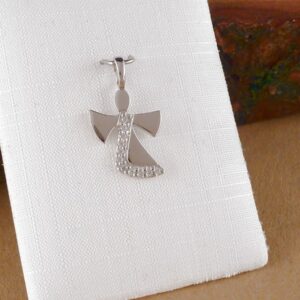 Anhänger 925 Silber Engel Zirkonia