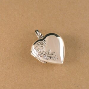 Anhänger 925 Silber Medaillon Herz