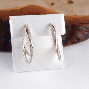 Ohrringe 925 Silber rosegold