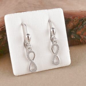 Ohrringe 925 Silber Infinity