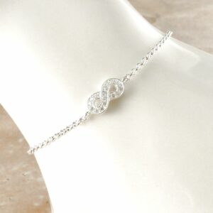 Armband 925 Silber Infinity
