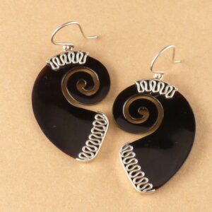 Ohrringe 925 Sterling Silber Muschel