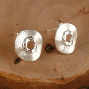 Ohrringe 925 Sterling Silber Kreis