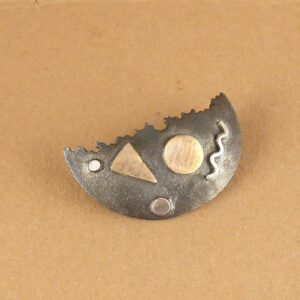 Brosche 925 Silber vergoldet