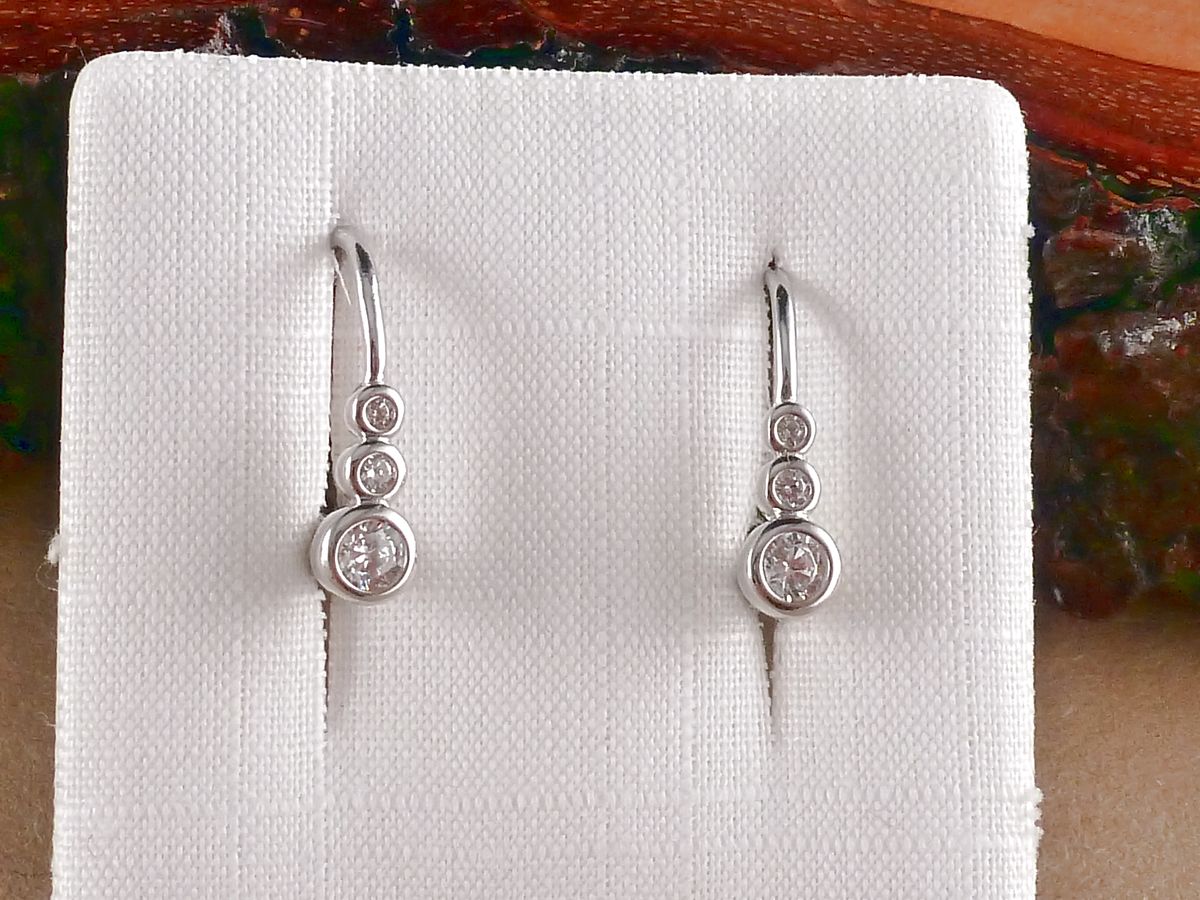 Ohrringe 925 Silber mit Zirkonia