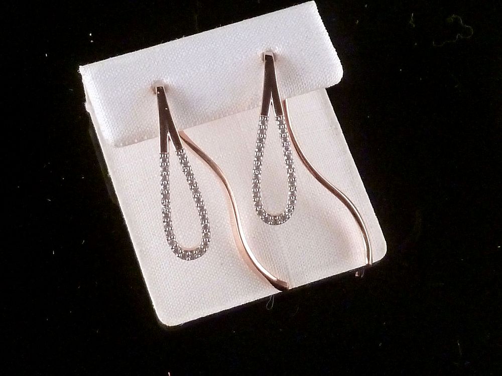 Ohrringe 925 Silber rosegold – Bild 5