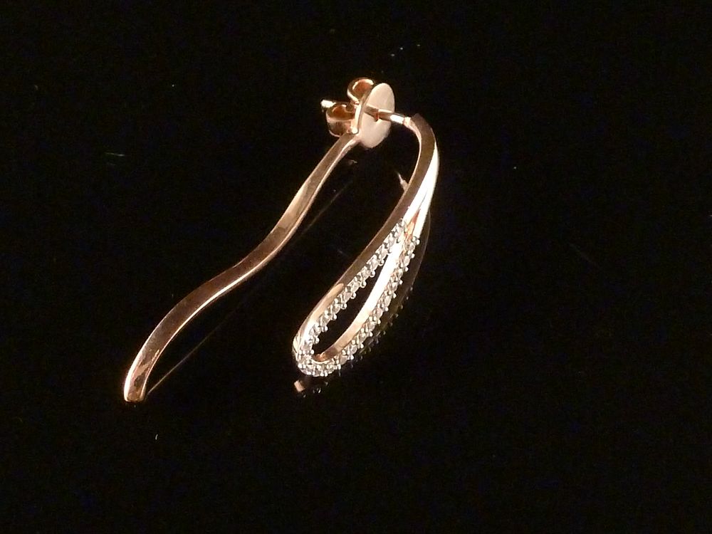 Ohrringe 925 Silber rosegold – Bild 4