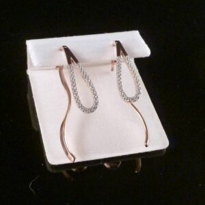 Ohrringe 925 Silber rosegold