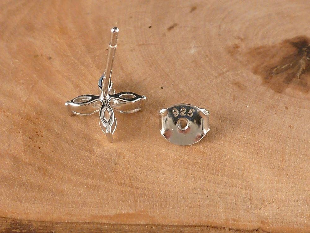 Ohrstecker 925 Silber Zirkonia – Bild 2