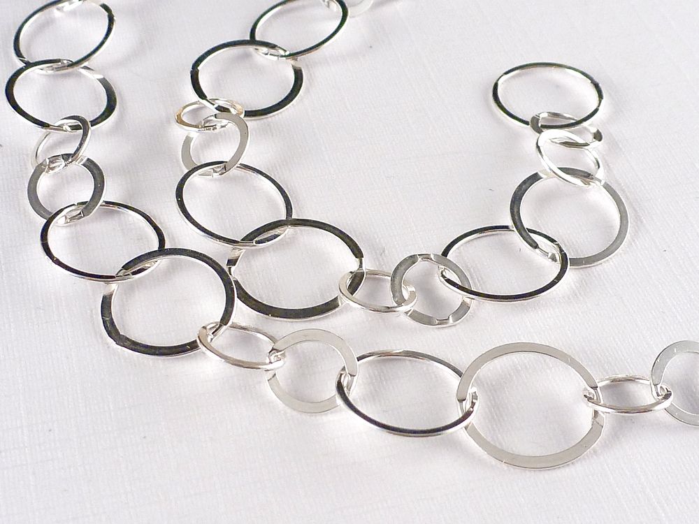 Glieder Kette 925 Silber Ringe – Bild 2