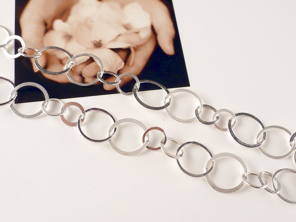 Glieder Kette 925 Silber Ringe – Bild 3