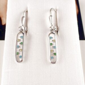 Ohrhänger Ohrpendel 925 Silber mit Zirkonia