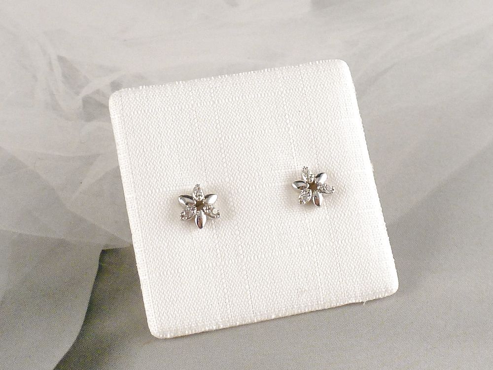 Ohrstecker 925 Silber Blume