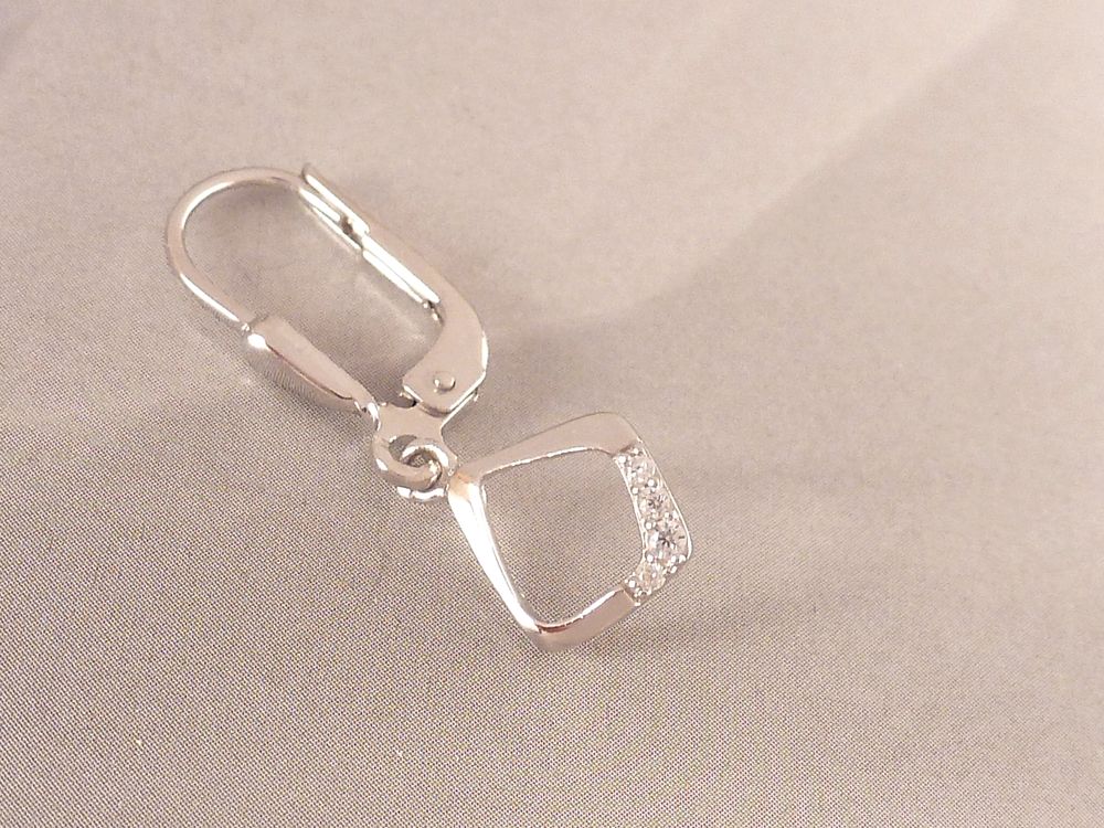 Ohrringe 925 Silber mit Zirkonia – Bild 6