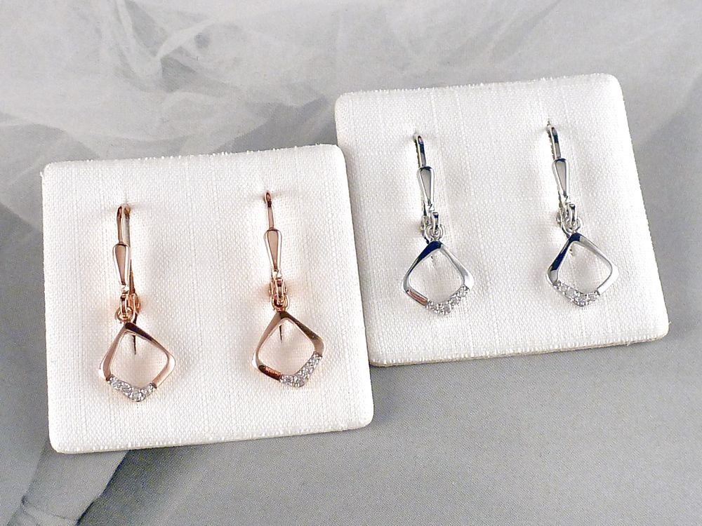 Ohrringe 925 Silber mit Zirkonia