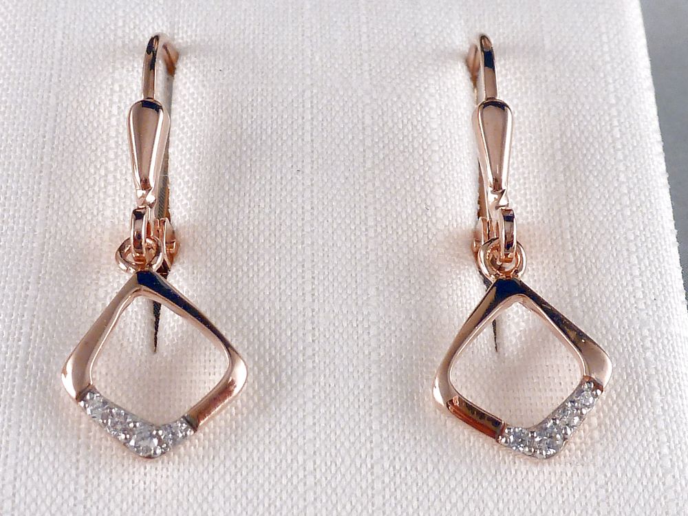 Ohrringe 925 Silber mit Zirkonia – Bild 3