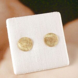 Ohrstecker 925 Silber vergoldet Keis