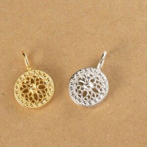 Anhänger 925 Sterling Silber Blume
