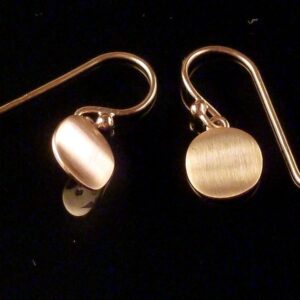 Ohrringe 925 Silber Kreis mattiert