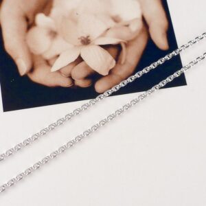 Ankerkette 925 Sterling Silber Ø 1,25 mm Ø 1,7 mm