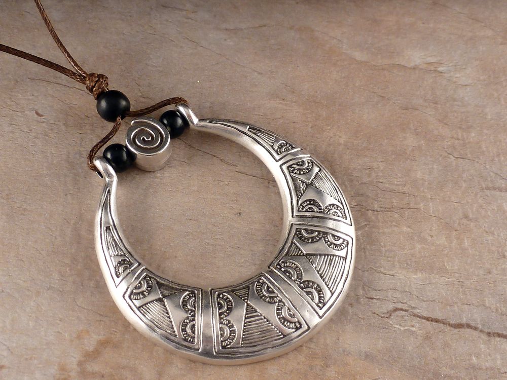 Kette mit Anhänger Spirale – Bild 3