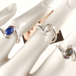 Ring 925 Silber Edelstein