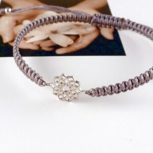 Armband geflochten Blume