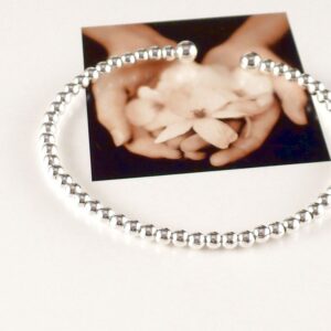 Armreif 925 Silber mit Kugeln